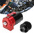 300ML Car Engine Catch Tank Reservoir Breather Can Air Oil Filter Universal Accessory(Red Black )