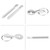 Universal Bonnet Hood Pin Pins Lock Latch Kit for Racing Sport Car Silver