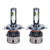 2 Pcs Head Light H4 4300K/3000K/6000K 35W Car Front Fog Lamp 4000lm DC12~24V Fog Light