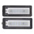 Pair LED License Number Plate Light Fit for BENZ Smart Fortwo Cabriolet/Coupe/Convertible