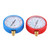 Pair of Air Conditioner R410A R134A R22 Refrigerant High & Low Pressure Gauge Kit