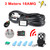 LED Light Bar Wiring Harness Kit, 2 Leads Wireless Remote Control Wiring Harness Kit 18AWG Core Cable Wiring Harness Kit for Car Fog Lights Work Driving Lights Bar Fit 2 Lights