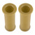 Pair of 1inch 25mm / 1.1inch 28mm Universal Motorcycle Vintage TPU Handle Handlebar Grip Sauce Yellow