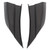 1 Pair Motorcycle Aerodynamic Wing Side Fairings Winglets Replacement for Nmax 155 2020‑2022 Glossy Black