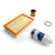 Oil Air Fuel Filters Kit 1685861 Better Filtration Highly Efficient Sturdy Replacement for FORD TRANSIT MK7 2.4 RWD TDCi 2006 ON