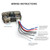 Car Audio Converter, With Delay Function Adjustable High to Low Frequency Converter Audio Amplifier 12V