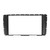 2Din 7in Navigation Fascias Frame DVD Radio Player Panel Trim Fits for Toyota Hilux/Fortuner