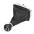 6 Speed Gear Shift Knob With PU Leather Boot Automotive Interior Replacement Body Parts Black