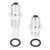 Transmission Oil Cooled Adapter Fitting 6AN Flare to 1/4NPSM O Shape Rubber Ring Car Accessories Replacement for 4L80E 1997‑2007