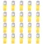 20 pcs 12V T10 5050 5 SMD LED Car Wedge Light Bulbs Super Bright Lamp Amber