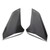Motorcycle Fuel Tank Front Panel Trim 3K Carbon Fiber Intake Pipe Protective Sticker Replacement for MT‑09 2013‑2016