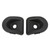 2 Pcs Door Lock Knob Grommet 7R3Z 63220A51 AC Left Driver Door Trim Panel Bezels Replacement for Ford Mustang 2006‑2014 Black