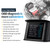 Smart Head Up Display, 2.2 Inch Digital OBDII Speedometer Car Head Up Display with Displays Speed, Distance, Time and More