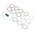 Clutch Kit Friction Discs Disks Springs Gasket 5Y1‑16331‑01‑00 Fit for Raptor 350 2004‑2013