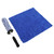 Car Wheel Hub Tire Cleaning Brush Cloth Set Blue for Truck Bicycle Exhaust Bumper Mudguard Seats