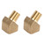 2 Pcs 45º Street Elbow Fitting Solid Brass 8mm Inner Thread 45 Degree Air Fuel Gas Water Pipe Adapter Connector