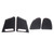4pcs Door Window Lock Switch Panel Trim Cover Carbon Fiber Interior Decor Fit for S60/V60 LHD RHD