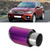 Universal Tail Throat Exhaust Pipe Muffler Tip Colorful Purple Welding 2.48-3.50in
