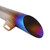 Stainless Steel Universal Motorcycle Motocross Exhaust Muffler Pipe Tip Half Blue