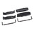 UTV Windshield Vent Kit Good Sealing Wind Shield Parts with Defogging Vents for Hard Coated Polycarbonate Glass