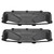 UTV Windshield Vent Kit Good Sealing Wind Shield Parts with Defogging Vents for Hard Coated Polycarbonate Glass