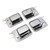 Exterior Door Handles 7C3Z2522405AA Chrome Plated Door Handle Set for F‑450 F‑550 Super Duty 1999‑2016 Set Of 4