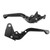 Motorcycle Folding Clutch Lever CNC 6061 Aluminium Alloy Brake Handle Lever for Z900 Z650 Z650RS 650R ER‑6F Black