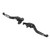 Motorcycle Folding Clutch Lever CNC 6061 Aluminium Alloy Brake Handle Lever for Z900 Z650 Z650RS 650R ER‑6F Black