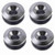Car Aluminium Alloy Bumper Washer/Bolt Engine Bay Dress Up Kit Quick Release Fastener Gray