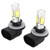 2x Car Truck 5 COB LED 7.5W 6500K HID White Fog Lights DRL Bulbs H27W/2 881