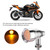 Retro Style LED Turn Signal Lamp Indicator Light Motorcycle Accessories Fit for Yamaha