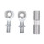 2 1/2in Adjustable Tensioning Rod Stainless Steel Alternator Bracket Fit for SBC BBC 350 454 Engine