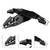 Universal Caliper Covers Strong Strength Aluminum Alloy Brake Caliper Protector Cover for Car Black Small