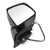 Outside Auto Mirror Left HfZ9324748 Black Replacement for Nissan NV200 2010‑2016