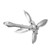3.3lbs Foldable Grapnel Anchor Stainless Steel Galvanized for Marine Boat Yacht Rafts Canoes Kayaks