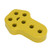 Car Exhaust Hanger Bushing Muffler Rubber Insulator Mount Bracket Universal 7 Holes 12mm DiaYellow
