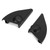 2pcs Car Tweeter Speaker Cover Trim Black Modification Replacement for RAV4 2014‑2019