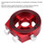 Aluminum Alloy Universal Oil Filter Temperature Cooler Gauge Sandwich Plate Adapter Kit