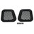Front Side Air Intake Vent Grille Cover Decoration Glossy Black Replacement for Land Rover Defender 2004‑2019