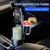 Car Cup Holder Multifunctional Cup Holder Expander with 360° Rotation Tray Mobile Phone Holder Adjustable Base Auto Front Back Seat Organizer (Size S, Green)