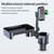Car Cup Holder Multifunctional Cup Holder Expander with 360° Rotation Tray Mobile Phone Holder Adjustable Base Auto Front Back Seat Organizer (Size S, Green)