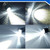 Car LED Bulb Tail Brake Light Bulb High Brightness Energy Saving for Motorcycle Scooter BA20D White Yellow Dual Color