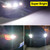 Car LED Bulb Tail Brake Light Bulb High Brightness Energy Saving for Motorcycle Scooter BA20D White Yellow Dual Color
