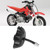 Universal Dirt Pit Bike ATV Plastic Fuel Tank Cover with Vent Valve Breather Hose Tube(Silver)