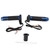 2pcs 22mm/0.87in Electric Heated Grips Aluminium Alloy Winter Hands Warmer for Motorcycle Bike Handlebar 12V‑14VBlue