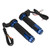 2pcs 22mm/0.87in Electric Heated Grips Aluminium Alloy Winter Hands Warmer for Motorcycle Bike Handlebar 12V‑14VBlue