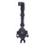 Car Phone Holder Black Multifunctional Versatile Sturdy Rearview Mirror Phone Holder for Car Home Kitchen
