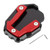 Motorcycle Kickstand Extension Stand Support Plate Aluminium Alloy Replacement for CRF1100L Africa Twin 2019‑2021Red