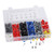 1800Pcs/Box Electrical Wire Connectors 8 Types Adjustable Wire Crimp Terminals Ferrule Crimping Tool Kit for Car Home