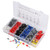1800Pcs/Box Electrical Wire Connectors 8 Types Adjustable Wire Crimp Terminals Ferrule Crimping Tool Kit for Car Home